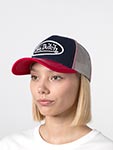 Бейсболка VON DUTCH арт. VD/0/CAS1/COL/MAR  (синий / красный)